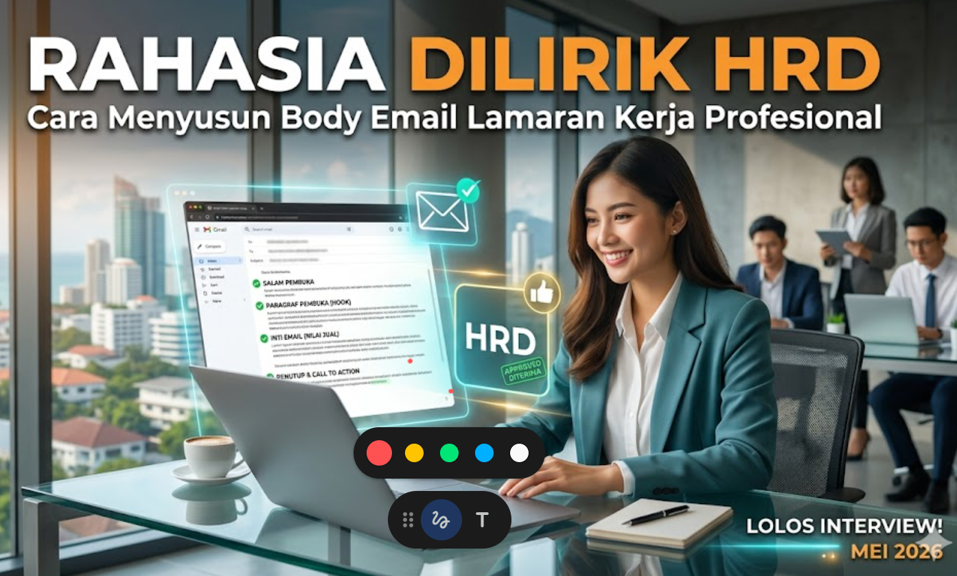 Cara Menyusun Body Email Lamaran Kerja Profesional