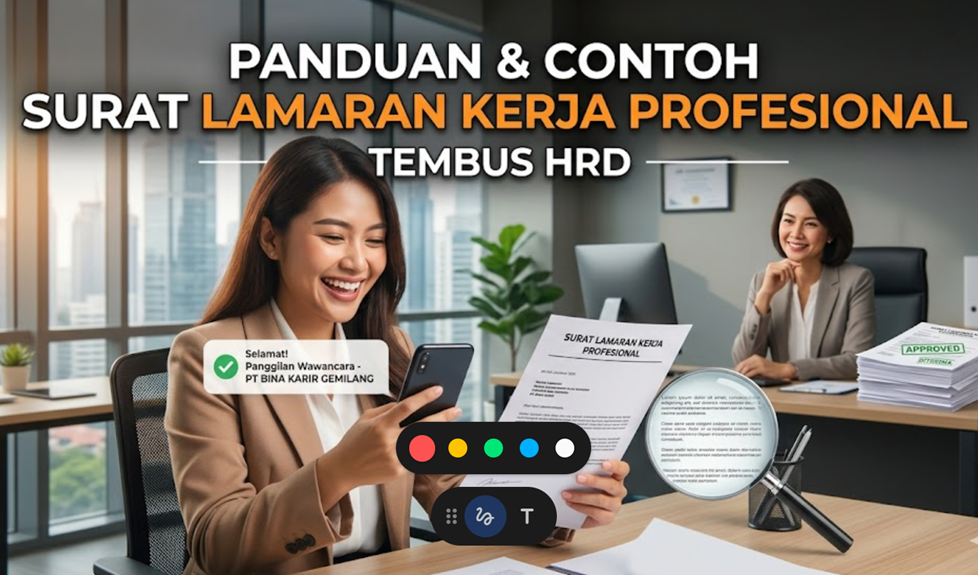 Panduan & Contoh Surat Lamaran Kerja Profesional