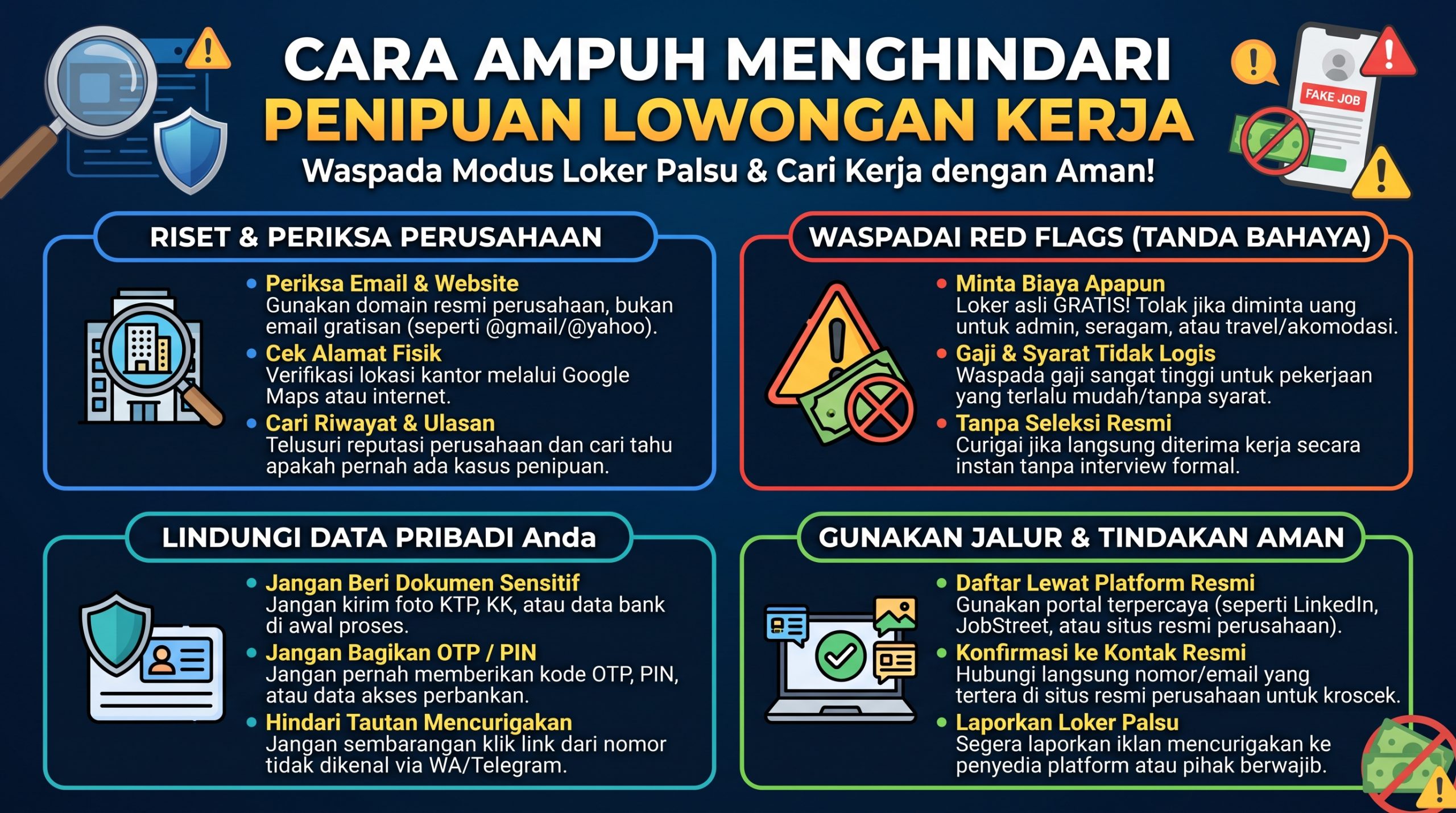Cara Ampuh Menghindari Penipuan Lowongan Kerja